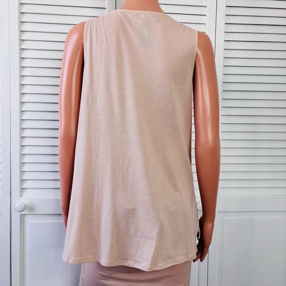 New EXPRESS Beige Sequin Tank Top Size Large - Picture 8 of 8